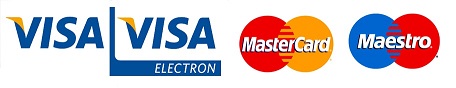 VISA, VISA Electron, Master Card, Maestro